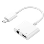 Adattatore audio 2 in 1 8 pin a 3,5 mm per dispositivi iOS