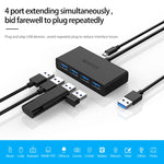 ORICO G11-H4-U3-100-BK HUB USB 3.0 a 4 porte