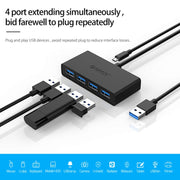 ORICO G11-H4-U3-100-BK HUB USB 3.0 a 4 porte