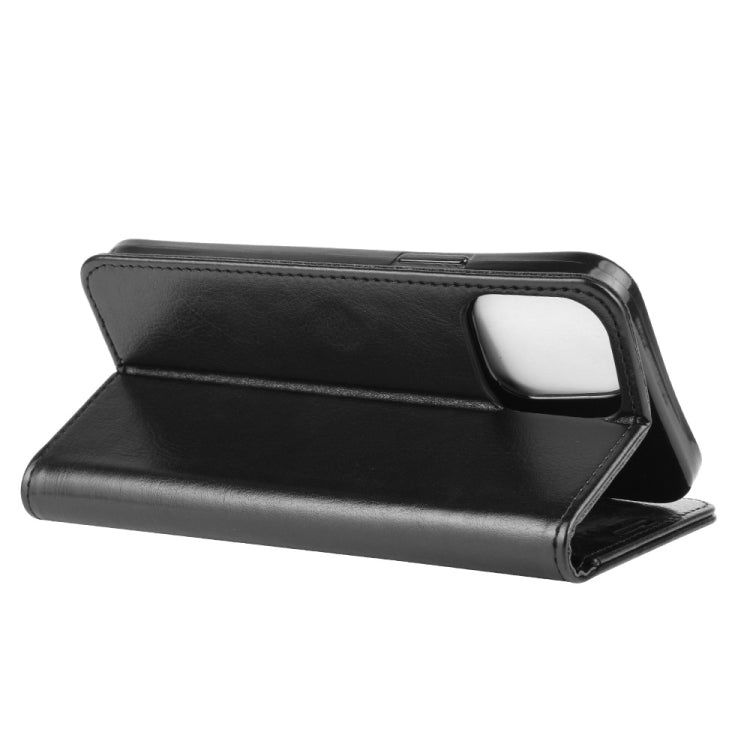 Per iPhone 12 6,1 pollici R64 Texture Custodia protettiva a vibrazione singola orizzontale con supporto e slot per schede e portafogli e cornice per foto, For iPhone 12 / 12 Pro