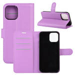 Per iPhone 12 6,1 pollici Litchi Texture Custodia protettiva a vibrazione orizzontale con supporto e slot per schede e portafoglio, For iPhone 12 / 12 Pro