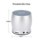 EWA A150 Mini altoparlante Bluetooth portatile Wireless Hifi Stereo Bassi potenti Music Boom Box Subwoofer in metallo, supporto per scheda Micro SD e AUX da 3,5 mm