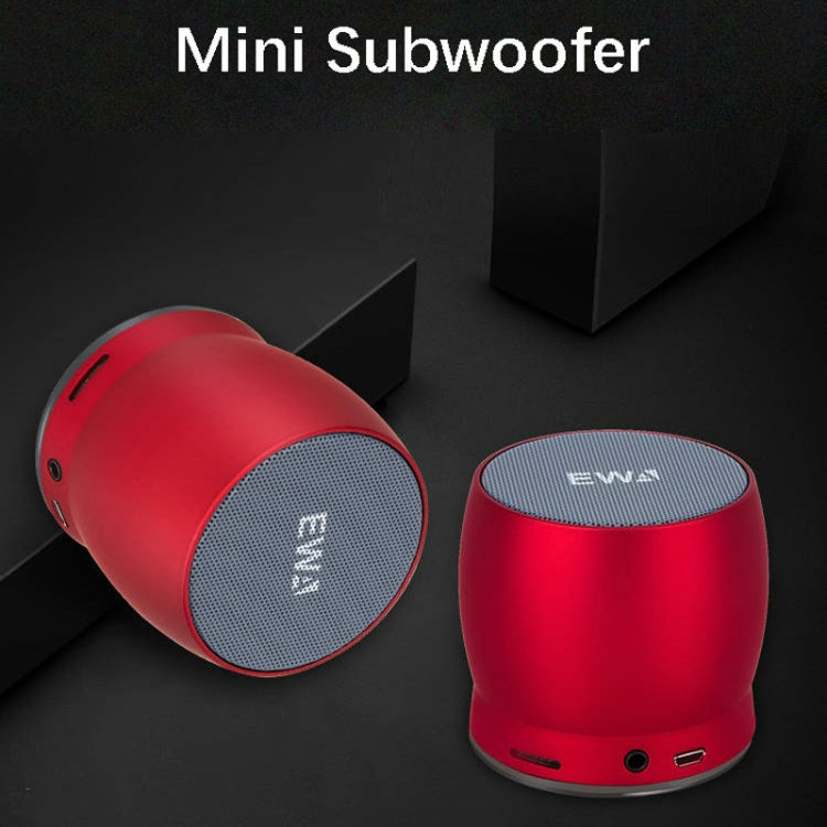 EWA A150 Mini altoparlante Bluetooth portatile Wireless Hifi Stereo Bassi potenti Music Boom Box Subwoofer in metallo, supporto per scheda Micro SD e AUX da 3,5 mm