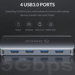 ORICO MC-U111P Docking station multifunzione 11 in 1, MC-U111P