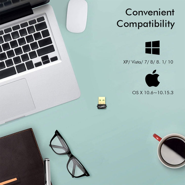 EDUP EP-AC1651 Adattatore WIFI USB 650Mbps Dual Band 5G/2.4GHz Scheda di rete wireless esterna Ricevitore dongle WiFi per laptop Windows MacOS