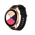 22 mm per cinturino in silicone a strisce Huawei Watch GT2e / GT / GT2 46 mm
