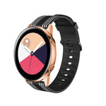 22 mm per cinturino in silicone a strisce Huawei Watch GT2e / GT / GT2 46 mm