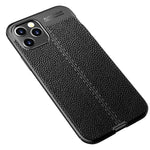 Custodia antiurto in TPU con texture Litchi, For iPhone 12 mini, For iPhone 12 / 12 Pro, For iPhone 12 Pro Max