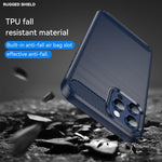 Custodia in TPU in fibra di carbonio con trama spazzolata, For iPhone 12 / 12 Pro, For iPhone 12 mini, For iPhone 12 Pro Max, For iPhone 12 / 12 Pro 6.1 inch
