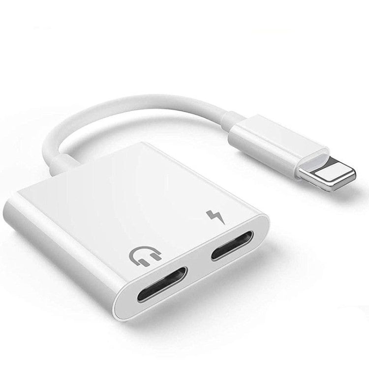 Adattatore 2 in 1 Lightning per ricarica e audio iPhone