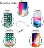 Adattatore 2 in 1 Lightning per ricarica e audio iPhone