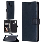 Per Samsung Galaxy A21s Crazy Horse Texture Custodia in pelle a vibrazione orizzontale con supporto e slot per schede e portafoglio e cornice per foto, For Galaxy A21s