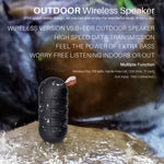 NewRixing NR106 Mini Altoparlante Bluetooth Wireless Portatile Subwoofer Stereo, Microfono Incorporato, Supporto per Chiamate in Vivavoce e Scheda TF e FM, without LED Flashlight
