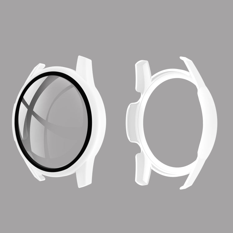 Per Huawei Watch GT2 46MM Guscio PC iniettato ad olio + Guscio protettivo integrato con pellicola in vetro temperato 9H