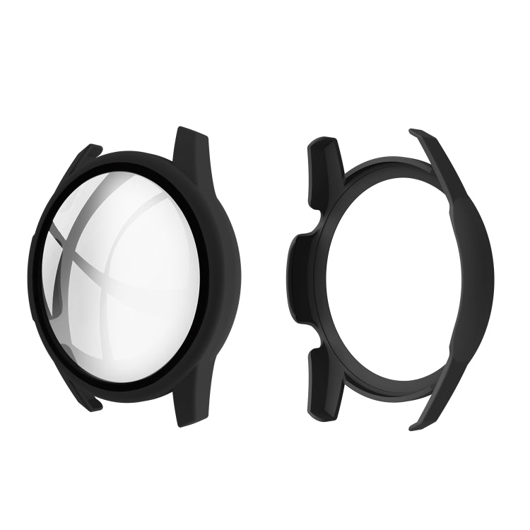Per Huawei Watch GT2 46MM Guscio PC iniettato ad olio + Guscio protettivo integrato con pellicola in vetro temperato 9H