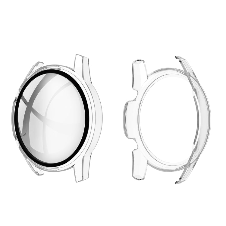 Per Huawei Watch GT2 46MM Guscio PC iniettato ad olio + Guscio protettivo integrato con pellicola in vetro temperato 9H