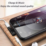 Zs-18182 2 PCS 2 in 1 8 pin maschio a 8 pin ricarica + 8 pin connettore audio femmina adattatore per auricolari, supporta chiamata e controllo volume, compatibile con sistema IOS 13