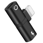 Zs-18182 2 PCS 2 in 1 8 pin maschio a 8 pin ricarica + 8 pin connettore audio femmina adattatore per auricolari, supporta chiamata e controllo volume, compatibile con sistema IOS 13