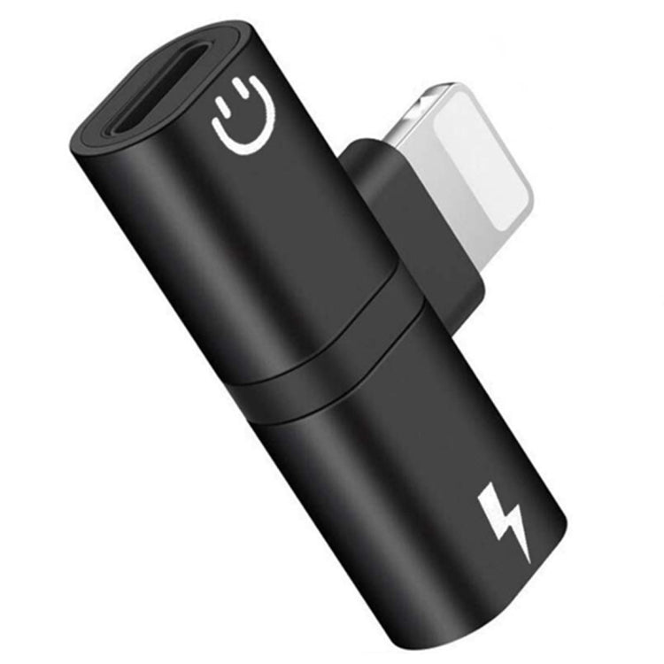 Zs-18182 2 PCS 2 in 1 8 pin maschio a 8 pin ricarica + 8 pin connettore audio femmina adattatore per auricolari, supporta chiamata e controllo volume, compatibile con sistema IOS 13