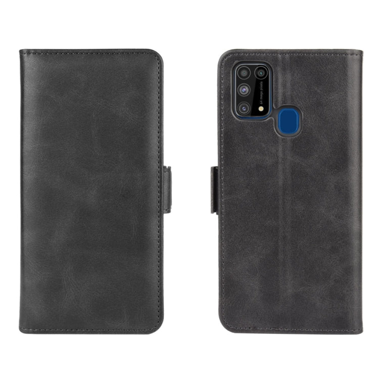 Per Samsung Galaxy M31 Custodia in pelle a vibrazione orizzontale con fibbia magnetica a doppio lato con supporto, slot per schede e portafoglio, For Galaxy M31