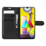 Per Samsung Galaxy M31 Litchi Texture Custodia protettiva a vibrazione orizzontale con supporto, slot per schede e portafoglio, For Galaxy M31