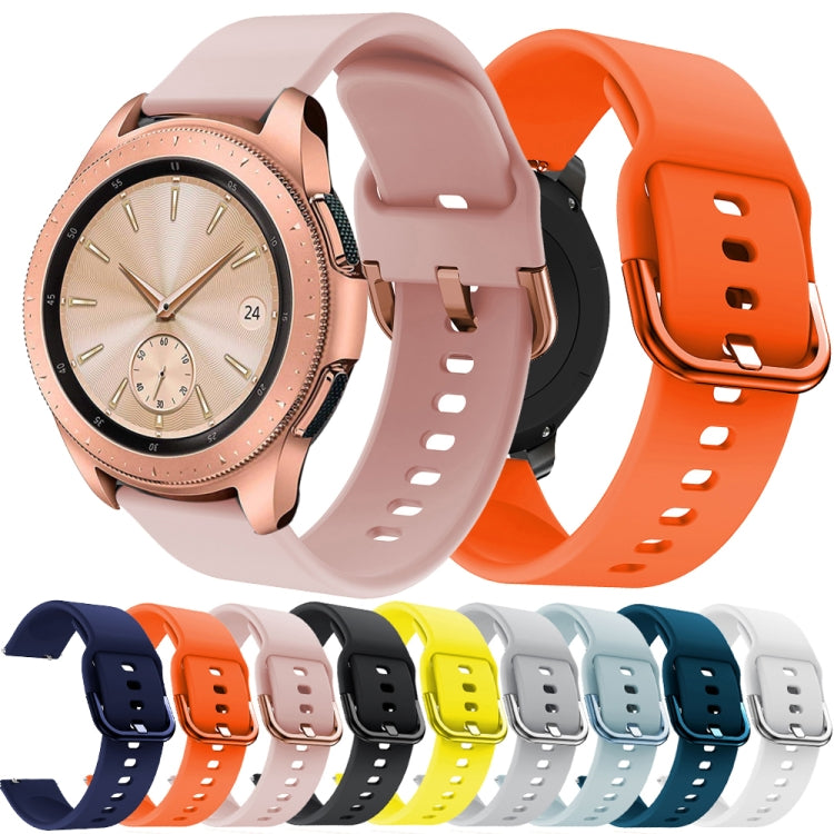20mm Per Huawei Watch GT2 42MM / Amazfit BipS 2 Versione giovanile Cinturino in silicone con fibbia a colori universale