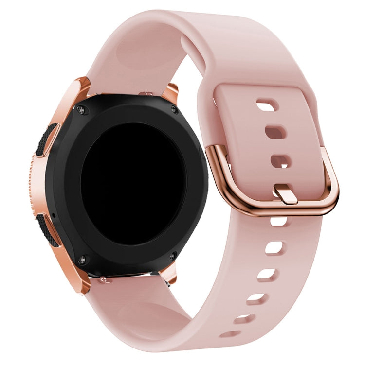 20mm Per Huawei Watch GT2 42MM / Amazfit BipS 2 Versione giovanile Cinturino in silicone con fibbia a colori universale