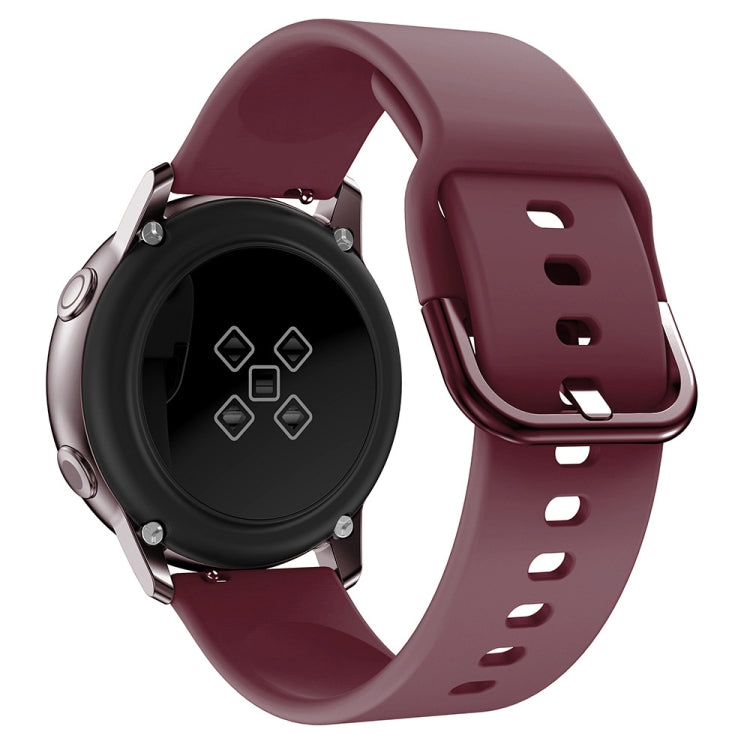 20mm Per Huawei Watch GT2 42MM / Amazfit BipS 2 Versione giovanile Cinturino in silicone con fibbia a colori universale