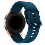 20mm Per Huawei Watch GT2 42MM / Amazfit BipS 2 Versione giovanile Cinturino in silicone con fibbia a colori universale
