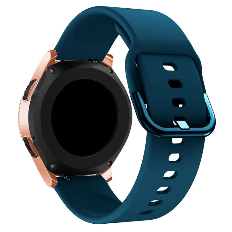 20mm Per Huawei Watch GT2 42MM / Amazfit BipS 2 Versione giovanile Cinturino in silicone con fibbia a colori universale