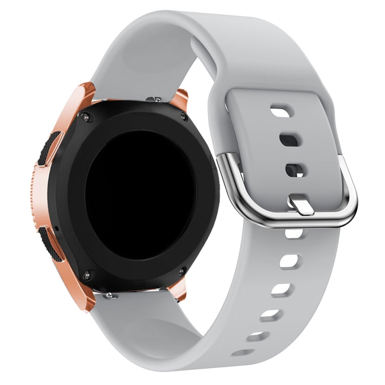 20mm Per Huawei Watch GT2 42MM / Amazfit BipS 2 Versione giovanile Cinturino in silicone con fibbia a colori universale