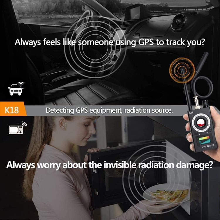Rilevatore GPS e dispositivi di ascolto ZS-K18 con US Plug