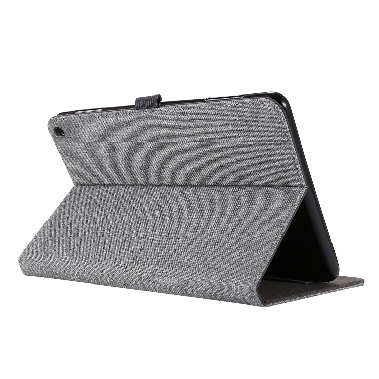 Flip orizzontale TPU + Custodia protettiva in pelle PU tessuto con slot per schede e supporto, For Amazon Fire HD 8 (2020)