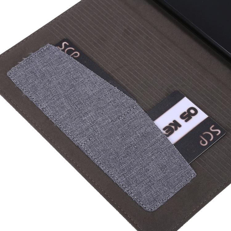 Flip orizzontale TPU + Custodia protettiva in pelle PU tessuto con slot per schede e supporto, For Amazon Fire HD 8 (2020)