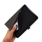 Flip orizzontale TPU + Custodia protettiva in pelle PU tessuto con slot per schede e supporto, For Amazon Fire HD 8 (2020)