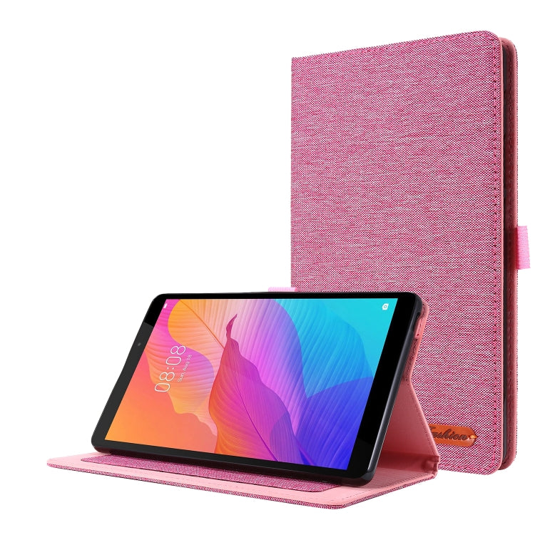 Flip orizzontale TPU + Custodia protettiva in pelle PU tessuto con scheda, For Huawei MatePad T8