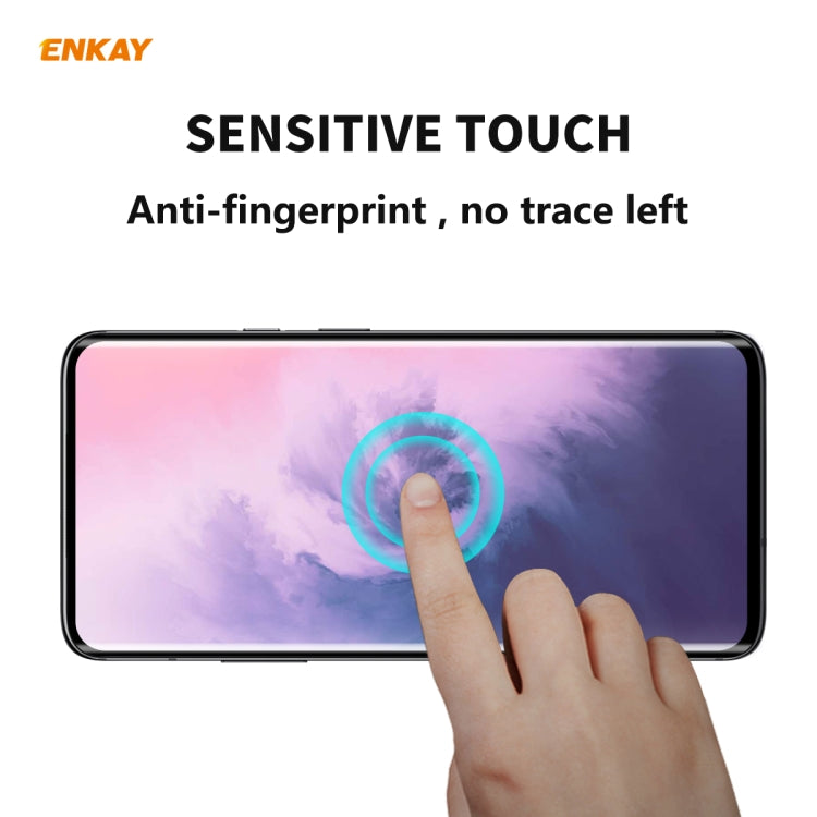 ENKAY Hat-Prince 0.26mm 9H 3D Full Glue Pellicola in vetro temperato curvo a schermo intero antideflagrante, For OnePlus 7 Pro / 7T Pro, For OnePlus 8, For OnePlus 8 Pro, For Xiaomi Note 10 / CC9 Pro, For Xiaomi  10 / 10 Pro, For Huawei Mate 30 Pro(1pc...