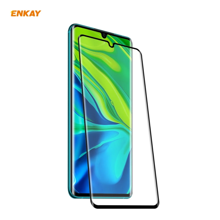 ENKAY Hat-Prince 0.26mm 9H 3D Full Glue Pellicola in vetro temperato curvo a schermo intero antideflagrante, For OnePlus 7 Pro / 7T Pro, For OnePlus 8, For OnePlus 8 Pro, For Xiaomi Note 10 / CC9 Pro, For Xiaomi  10 / 10 Pro, For Huawei Mate 30 Pro(1pc...