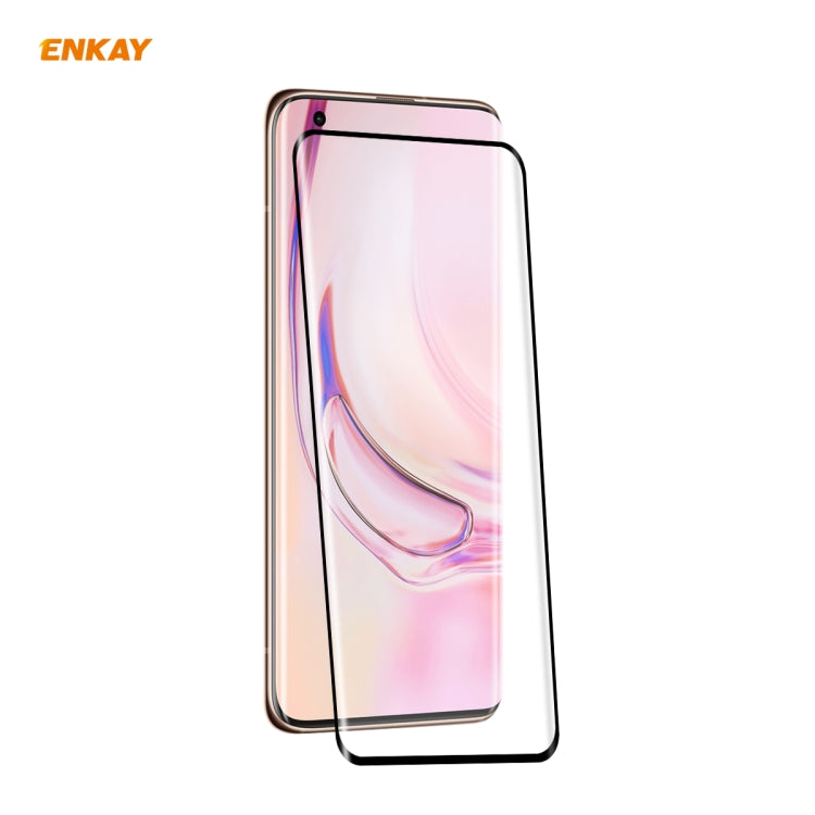 ENKAY Hat-Prince 0.26mm 9H 3D Full Glue Pellicola in vetro temperato curvo a schermo intero antideflagrante, For OnePlus 7 Pro / 7T Pro, For OnePlus 8, For OnePlus 8 Pro, For Xiaomi Note 10 / CC9 Pro, For Xiaomi  10 / 10 Pro, For Huawei Mate 30 Pro(1pc...