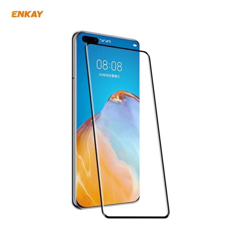 ENKAY Hat-Prince 0.26mm 9H 3D Full Glue Pellicola in vetro temperato curvo a schermo intero antideflagrante, For OnePlus 7 Pro / 7T Pro, For OnePlus 8, For OnePlus 8 Pro, For Xiaomi Note 10 / CC9 Pro, For Xiaomi  10 / 10 Pro, For Huawei Mate 30 Pro(1pc...