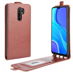 Per Xiaomi Redmi 9 R64 Texture Custodia protettiva in pelle a vibrazione verticale singola con slot per schede e cornice per foto, For Xiaomi Redmi 9