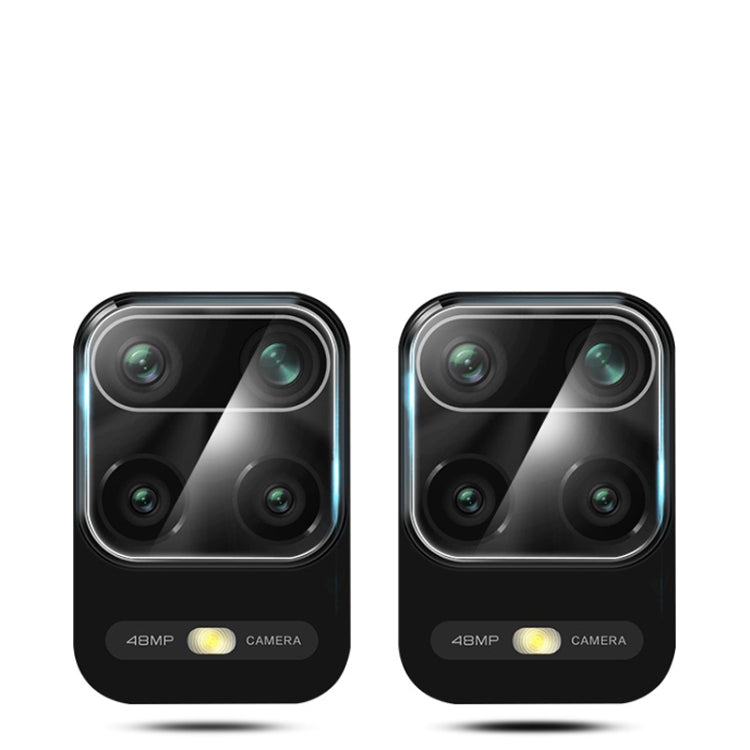 2 pz mocolo 0.15mm 9H 2.5D Bordo Tondo Obiettivo Fotocamera Posteriore Pellicola In Vetro Temperato, For Redmi Note 9, For Redmi Note 9S