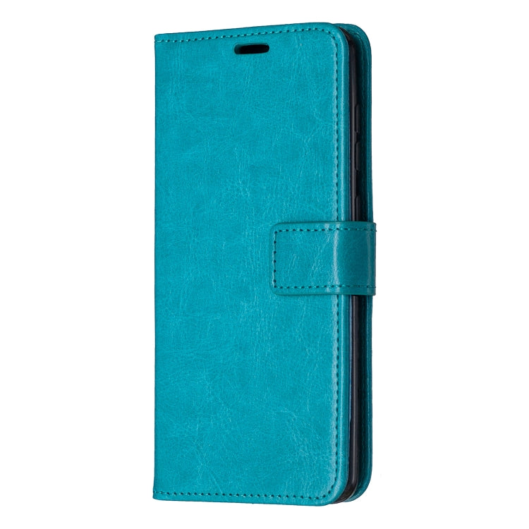 Per Samsung Galaxy A31 Custodia in pelle a vibrazione orizzontale con struttura Crazy Horse con supporto e slot per schede e portafoglio e cornice per foto, For Galaxy A31