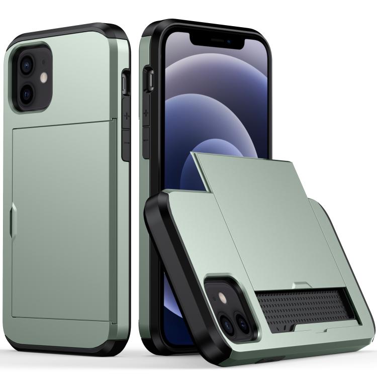 Custodia protettiva per armatura robusta antiurto per iPhone 12 5.4 con slot per schede, For iPhone 12 mini