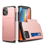 Custodia protettiva per armatura robusta antiurto per iPhone 12 5.4 con slot per schede, For iPhone 12 mini