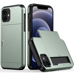 Custodia protettiva per armatura robusta antiurto per iPhone 12 Pro 6.1 con slot per schede, For iPhone 12 / 12 Pro