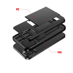 Per iPhone 12 Pro Max 6.7 Custodia protettiva antiurto per armature robuste con slot per schede, For iPhone 12 Pro Max
