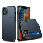 Per iPhone 12 Pro Max 6.7 Custodia protettiva antiurto per armature robuste con slot per schede, For iPhone 12 Pro Max