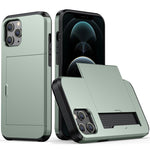 Per iPhone 12 Pro Max 6.7 Custodia protettiva antiurto per armature robuste con slot per schede, For iPhone 12 Pro Max