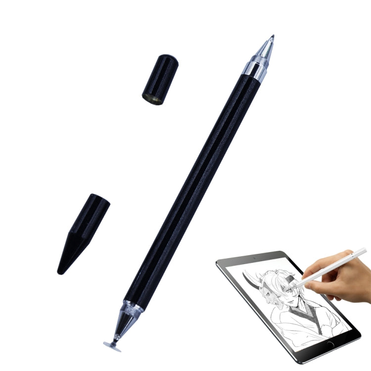 Penna capacitiva touch screen per telefono cellulare 2 in 1 in finta porcellana per Apple / Huawei / Xiaomi / Samsung
